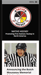 Mobile Screenshot of nativehockey.com